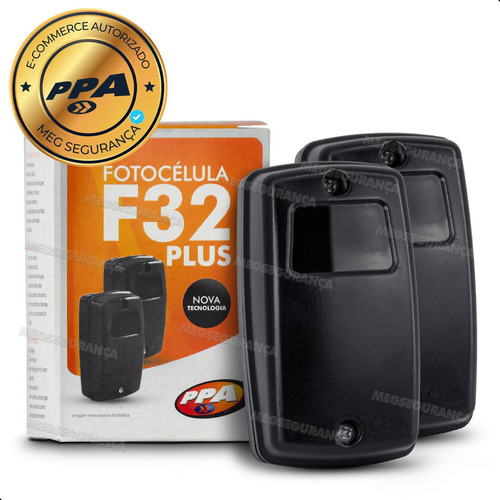 Sensor Fotocelula Ativo De Barreira Ppa Fotocélula F32 Plus