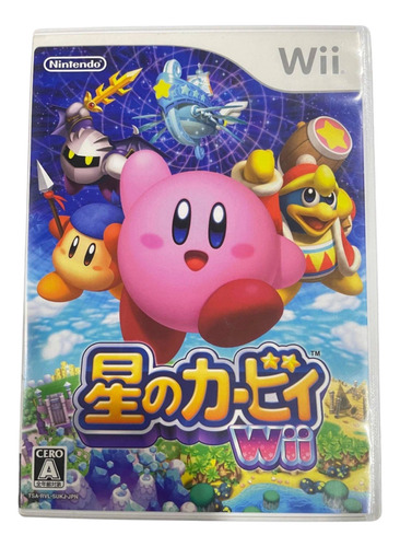 Kirby Wii Original Japonês Usado Impecável Raro!