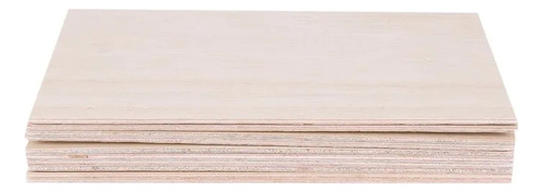 Láminas De Madera Para Balsa, 10 Unidades, 150 X 100 X 2 Mm,
