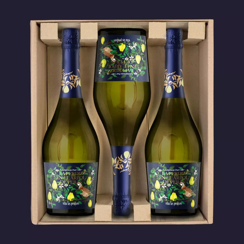 Viña Las Perdices Sidra Champenoise De Pera - 3 X 750cc
