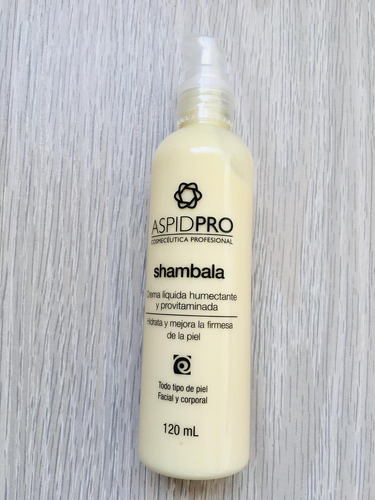 Aspidpro Crema Liquida Humectante Shambala 120 G Tipo de piel Mixta