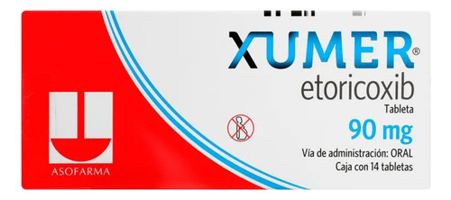 Xumer 90 Mg Caja Con 14 Tabletas