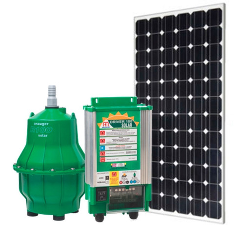 Bomba Solar Anauger Para Lago E Rio Até 8600l/dia + Coletor