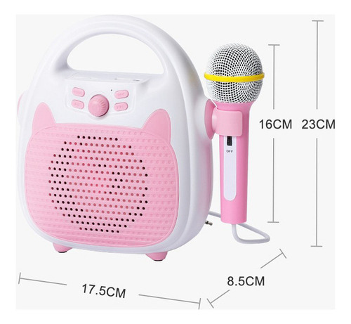 Yu Máquina De Micrófono For Rincón Infantil Con Luces