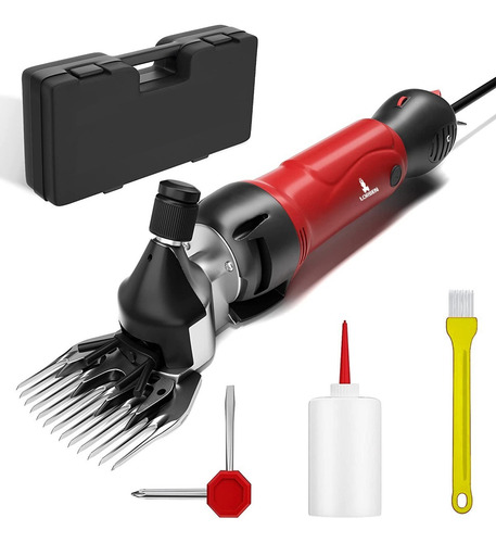 Máquina Tosar Tosquiadeira Carneiro Ovino Ovelha 220v Cor Vermelho