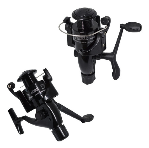 2 Reeles Pesca Frontal Cobra Cb240 Ideal Pesca Variada Reel