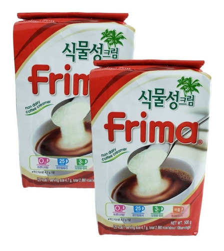 Frima Creme Para Café 500g Kit 2 Unidades