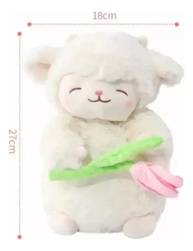 1 Peça Tulipa Cordeiro Pelúcia Brinquedo Tik Tok Presente