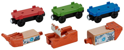 Fisher-price Thomas El Tren De Tren De Madera Del Barco Pira