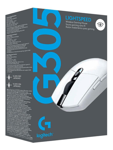 Mouse Gamer Logitech G305 Lightspeed Wireless White