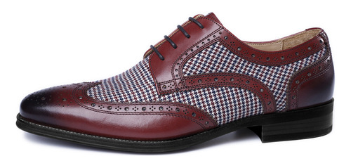 Zapatos Oxford Brogues De Cuero [u]