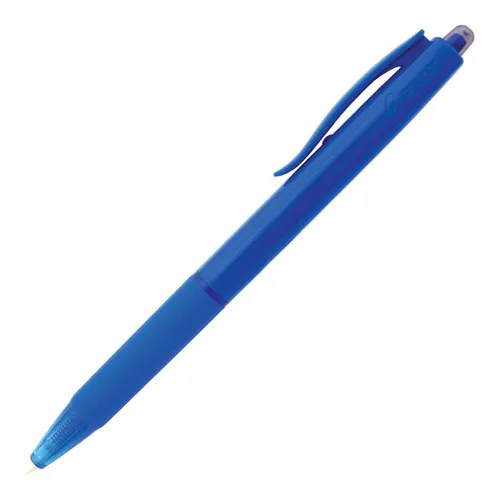Caneta Retratil Emborrachada Bp1 Rt Azul Media 12un Pilot