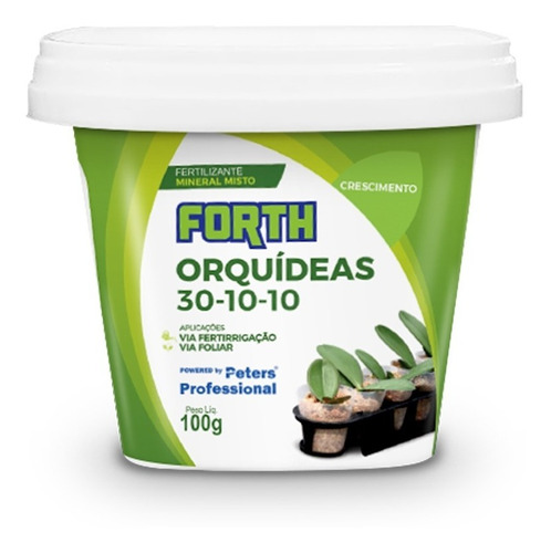 Adubo Fertilizante Forth Orquídeas Crescimento 30-10-10 100g