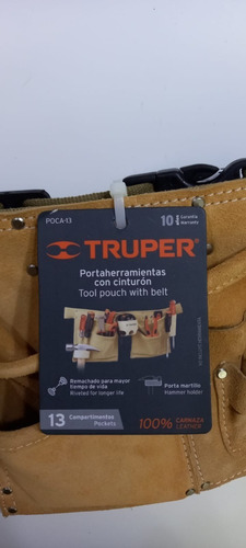 Coleto Cinturón Carpintero Porta-herramientas 13 Comp Truper