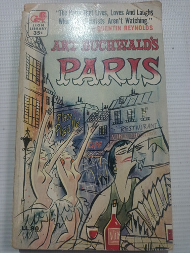 Art Buchwald Paris Libro En Inglés Antiguo 1956