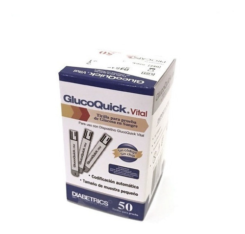 50 Tirillas Gluco Quick Vital