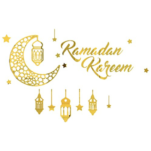 Stickers Espejo Ramadán Kareem: Decoración Islámica