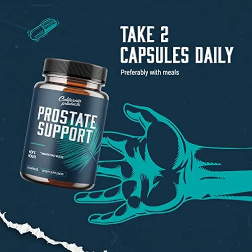 Suplemento De A Para La Prstata Para Hombres, Pygeum Con Extrao De Bayas De Palma Enana Americana A, Vitaminas, Complejo De Esteroles, Complejo De