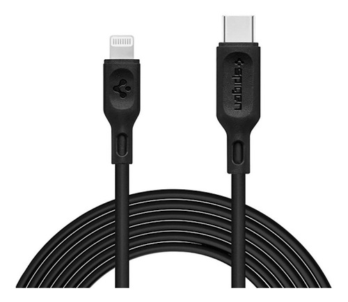 Cable Usb-c To Lightning Spigen Black