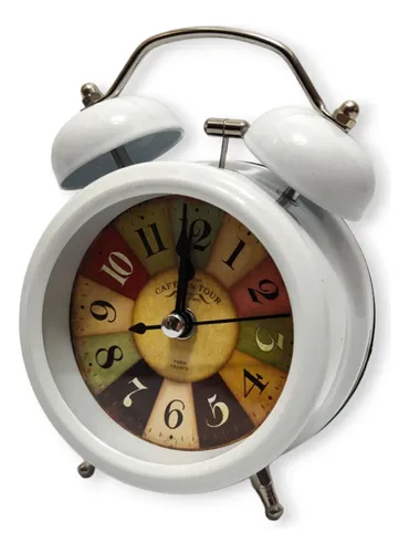 SAMI Reloj Despertador Analogico con Campana Cromado S-2036L - Guanxe  Atlantic Marketplace