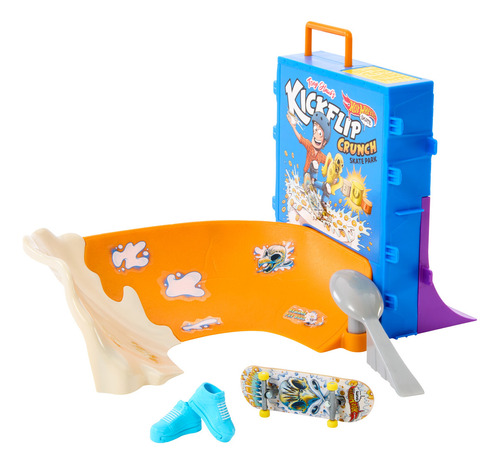 Hot Wheels Skate Pista De Juguete Set Bowl De Cereal Color Multicolor