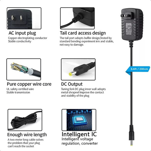 Cargador Adaptador Para Alexa Echo Dot 5ta 4th 3ra Gen Pop