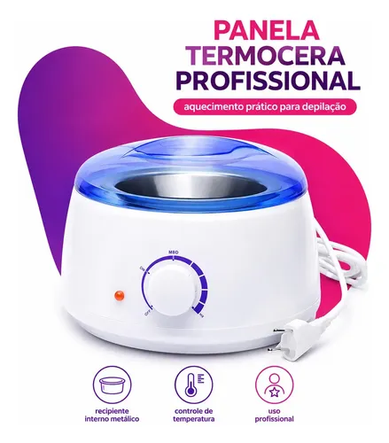 Panela Cera Quente Aquecedor Elétrica Depilação Termocera BMED