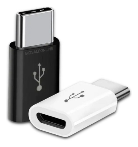 Adaptador Tipo C Macho A Micro Usb Hembra P/ Celular, Tablet