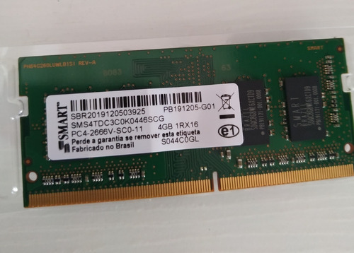 Memoria Ram 4gb Ddr4 So-dimm 2666mhz