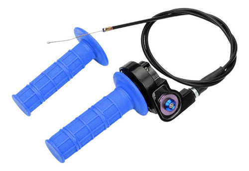 Acelerador Giratorio Con Conjunto De Manija De Cable Azul