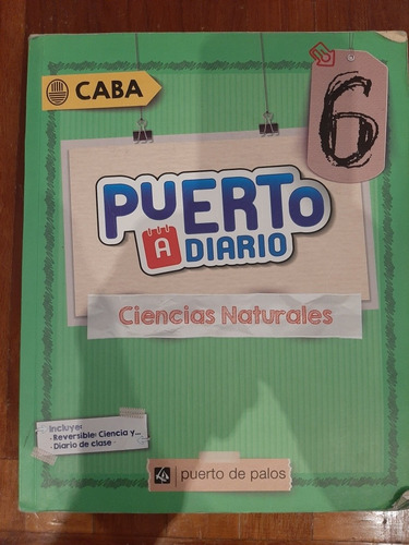 Puerto A Diario. Manual 6° Grado Cs. Naturales