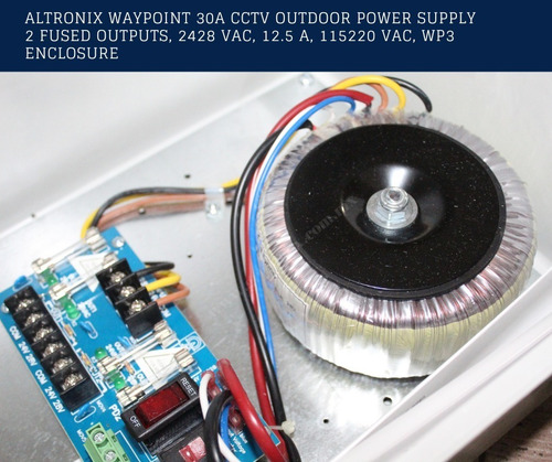 Fuente De Poder Cctv Para Exteriores Waypoint Altronix 30a