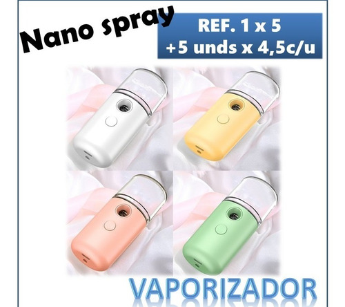 Nano Spray Vaporizador Sanitizante Humificador Desinfectante
