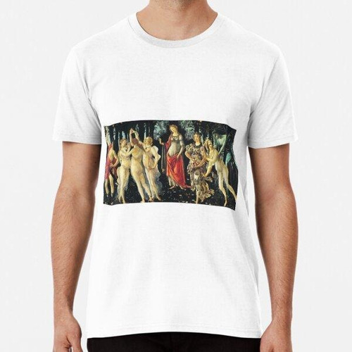 Remera Primavera De Sandro Botticelli (1477) Algodon Premi