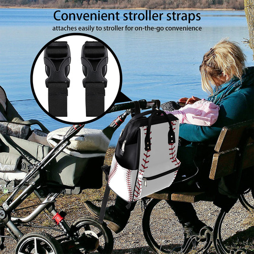 Mochila De Pañales Impermeable Para Viajes Con Gran Capacida