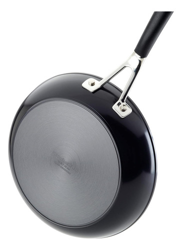 Sarten Antiadherente 84801 Anodizada De 25 Cm Kitchenaid Color Negro