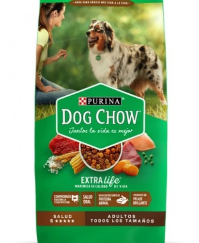 Dog Chow Salud 5 Estrellas Adultos Todos Los Tamaños 22,7 Kg