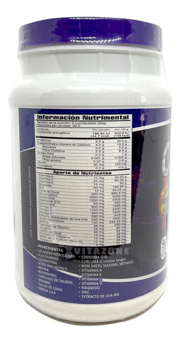 Imagen 3 de 6 de Colágeno Hidrolizado Glucosamina Biotina Uva 1.1 Kg