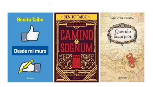 Set De Tres Libros De Benito Taibo. Oferta!!!