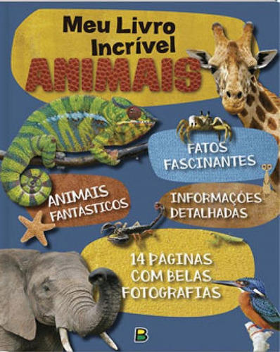 Meu Livro Incrível... Animais, De Todolivro. Editora Brasileitura, Capa Mole Em Português