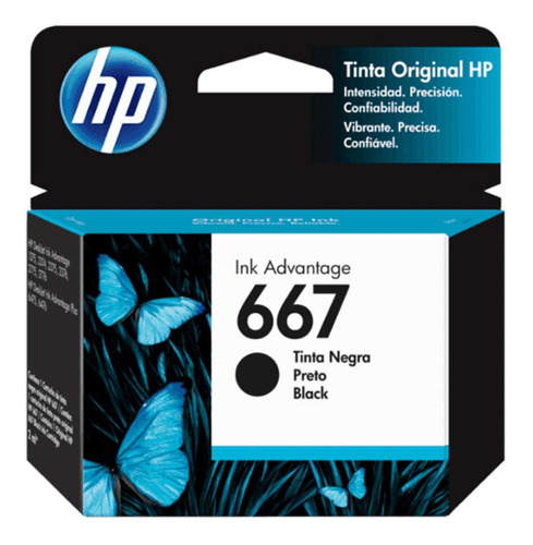 Cartucho Hp Original 667 Negro 2375 2775 2776 6475 Sd99