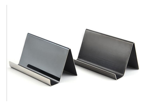 2 Display De Cartão De Visita De Mesa Suprimentos De Black