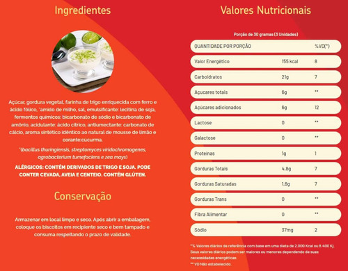 Biscoito Wafer Mousse De Limão Sem Lactose 90g - Liane