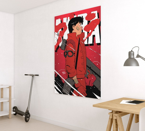 Vinilo Decorativo 30x45cm Poster Anime Akira Shotaro 01