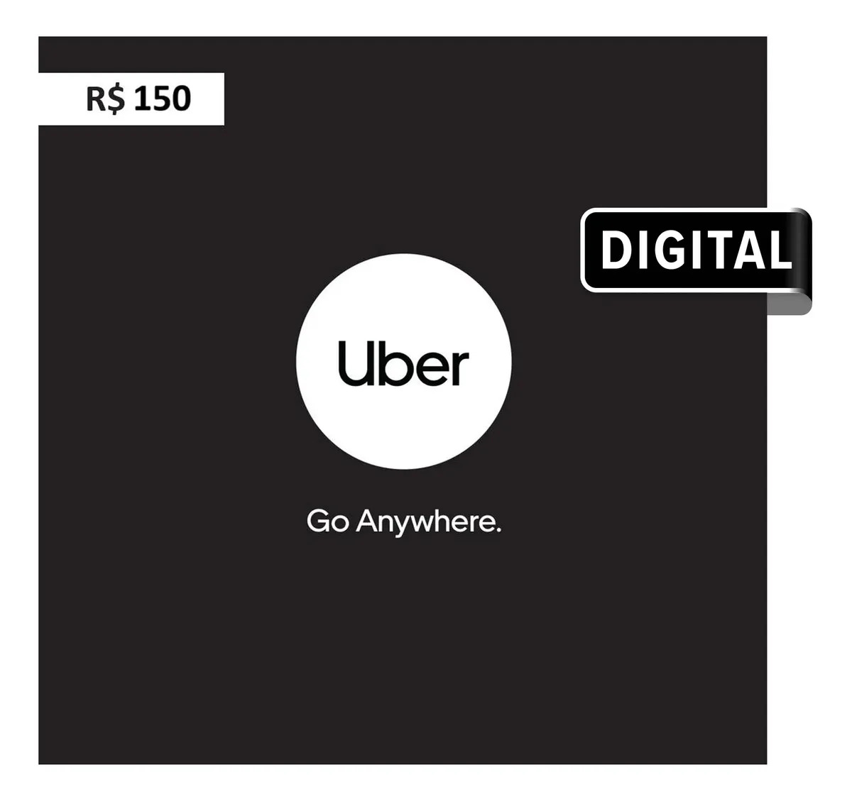 Uber Gift Card R$150 (Digital)