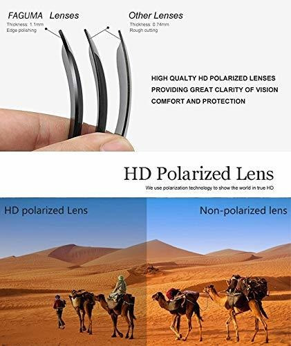 Óculos De Sol Esportivos Polarizados Faguma Para Homens, Cic