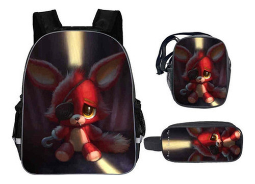 Mochila Fnaf Freddy Para Niños Con Diseño De Dibujos De Oso