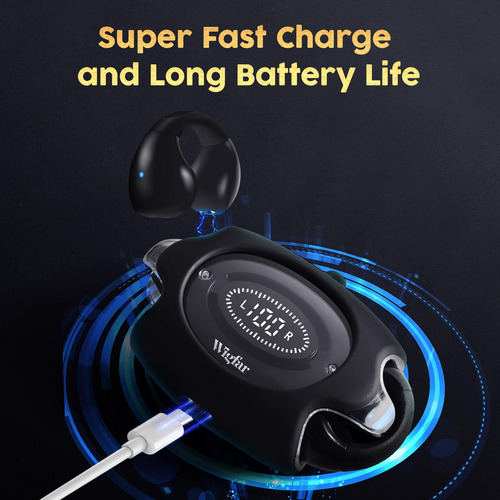 Auriculares Abiertos Wigfar True Wireless Bluetooth 5.3