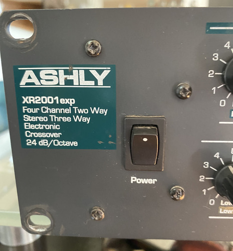 Ashly Electronic Crossover Four Chanel Xr2001 24db/octave
