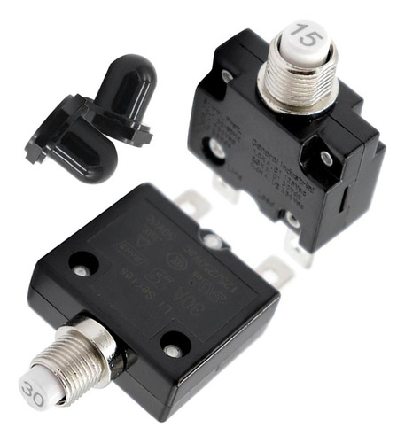 Disyuntor De Circuito Panel Montaje Restaurable Botón
